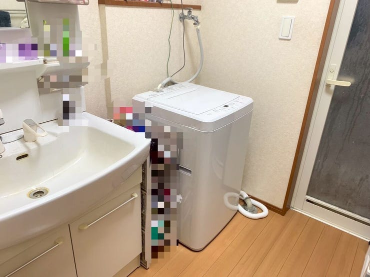 清潔感あふれる洗面所!朝の準備も気持ちよくできます。