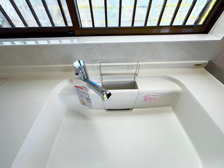 水垢汚れが見えずらいキッチン