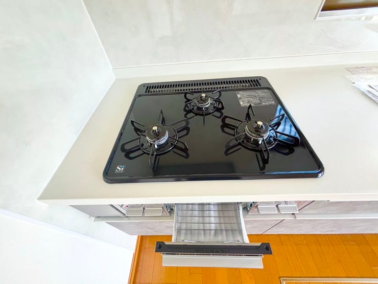 3口コンロが便利!!