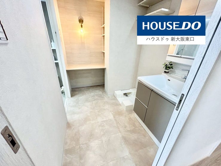 洗面スペースも広めです。