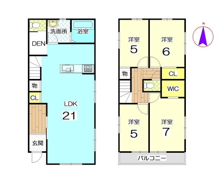 【間取り】
1号地♪
お好きなハウスメーカー・工務店で建築可能です♪