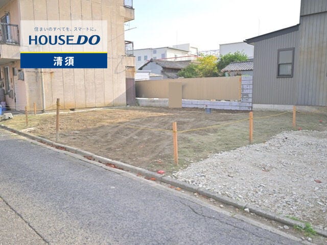 【外観】
名鉄名古屋本線新清洲駅まで徒歩10分
建築条件なしのため、お好きなハウスメーカーで建てられます!