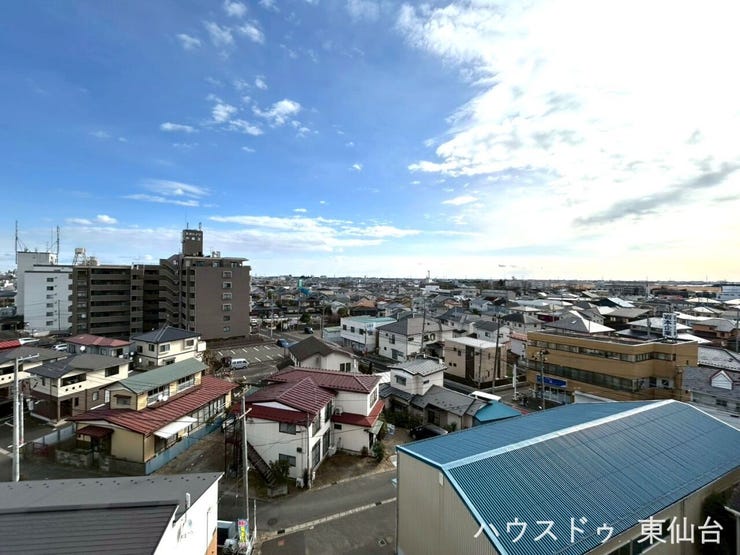 バルコニーからの眺望はこちら開放感がありますね!