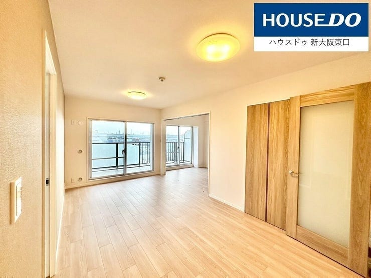 照明をつけていなくても南向きなのでこの明るさです。