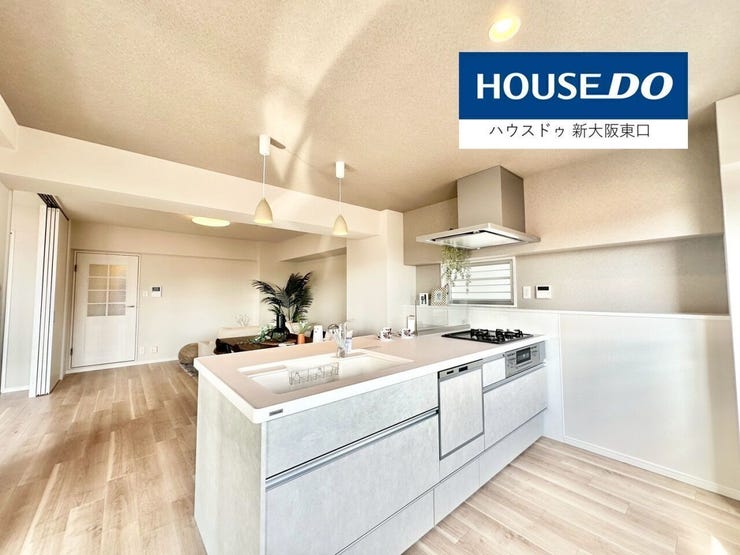 【新調】
カウンターキッチン
食洗器つき