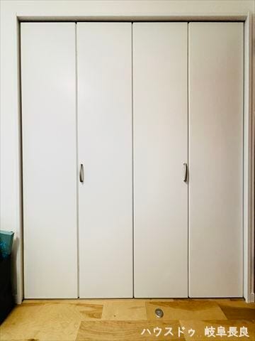 ≪6帖北側洋室≫どのお部屋も収納がついています。部屋に物があふれずすっきりと片づけることができます。