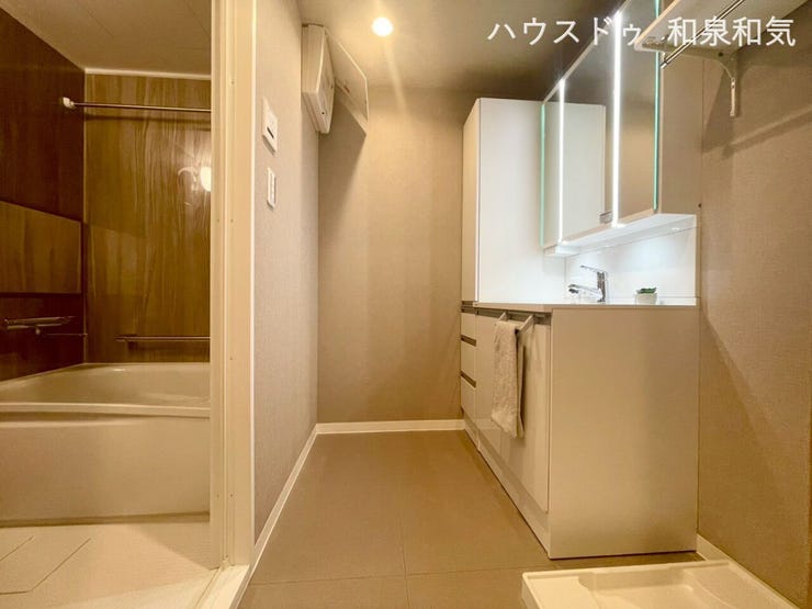 洗面・洗濯・バスタイムが一度に完結する便利空間