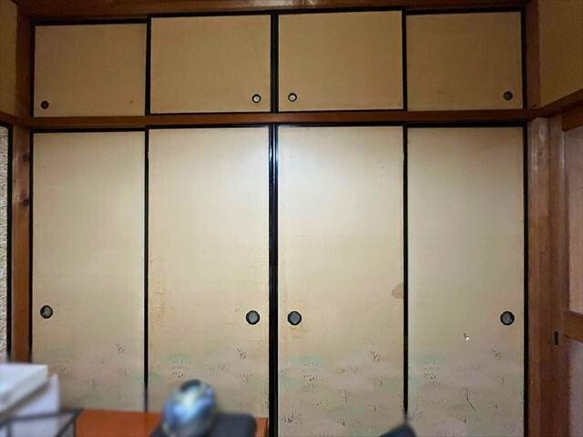 6畳続き間の4.5畳和室には天袋のある押入があり収納力◎
(2025年12月15日 撮影)