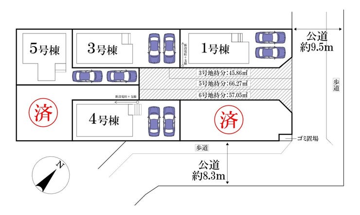 ◎区画図:1号棟