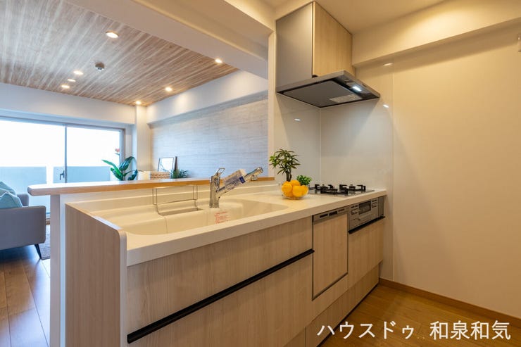 新調されたキッチンです