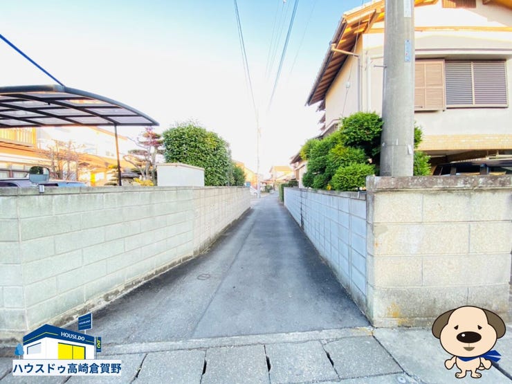 物件北側の現地写真になります。