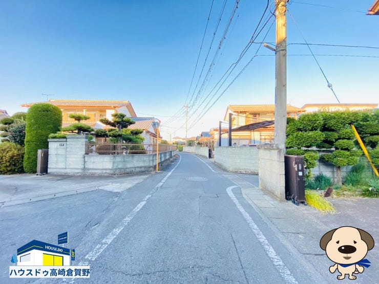 静かで落ち着いた閑静な住宅街、穏やかな暮らしに最適な環境です。