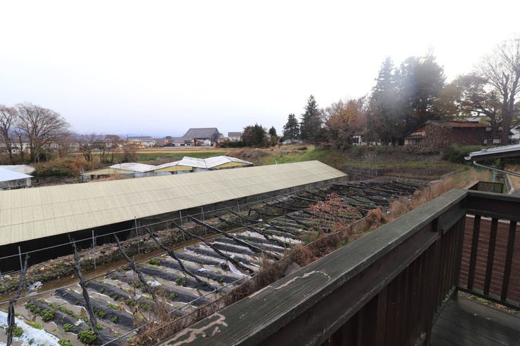 ウッドデッキからの眺望