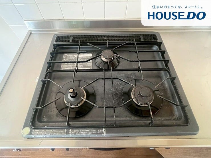 3口コンロ。