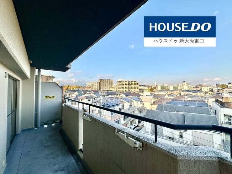 ワイドめのバルコニー!
すばらしい眺望です。