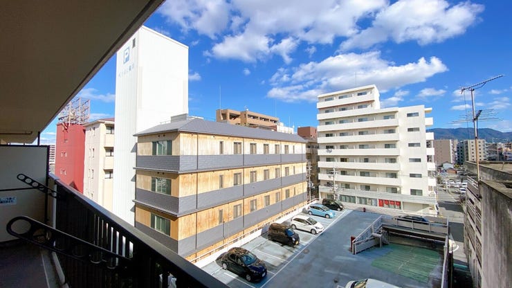 バルコニーからの眺望良好です。