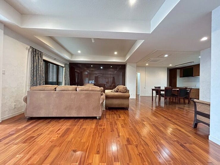 ソファもダイニングも置ける、理想のレイアウト