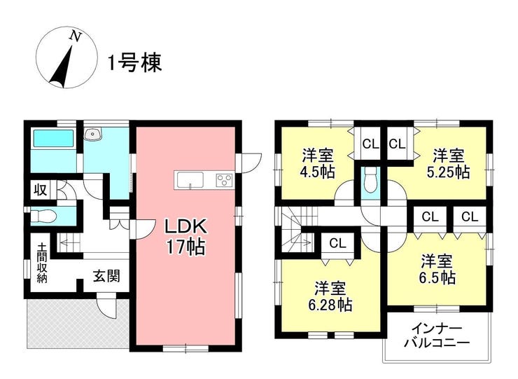 【間取り】
◆見学予約受付中◆
現地をご覧いただき、周辺環境なども一緒に
ご確認いただけます!