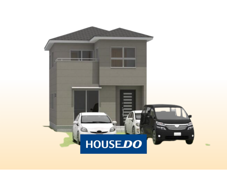 【外観】
車好きのご家族にもおすすめ!ゆったりとしたカースペースで、出し入れもスムーズです。