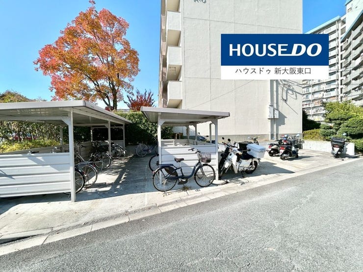 敷地内の駐輪場です。