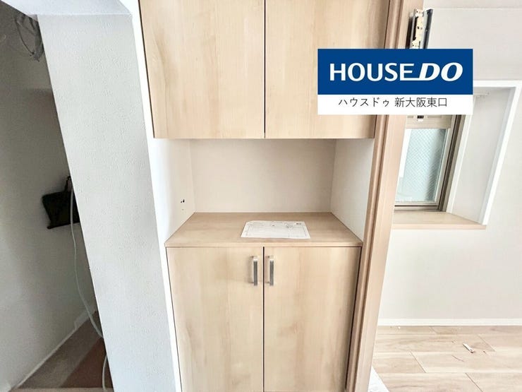 廊下にある収納室です。