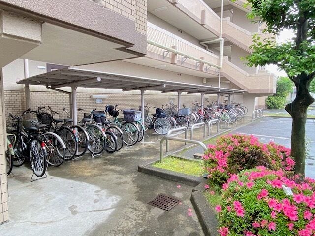 駐輪場です