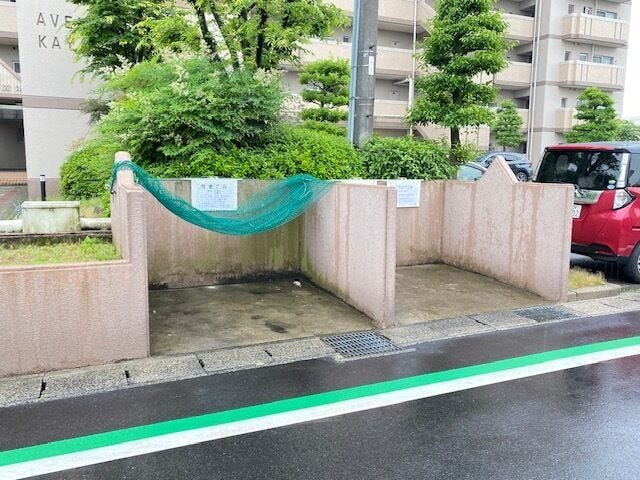 ゴミ集積場です