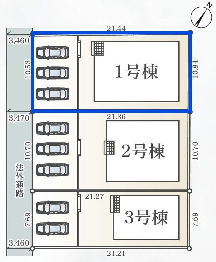 【江北町惣領分 1号棟】