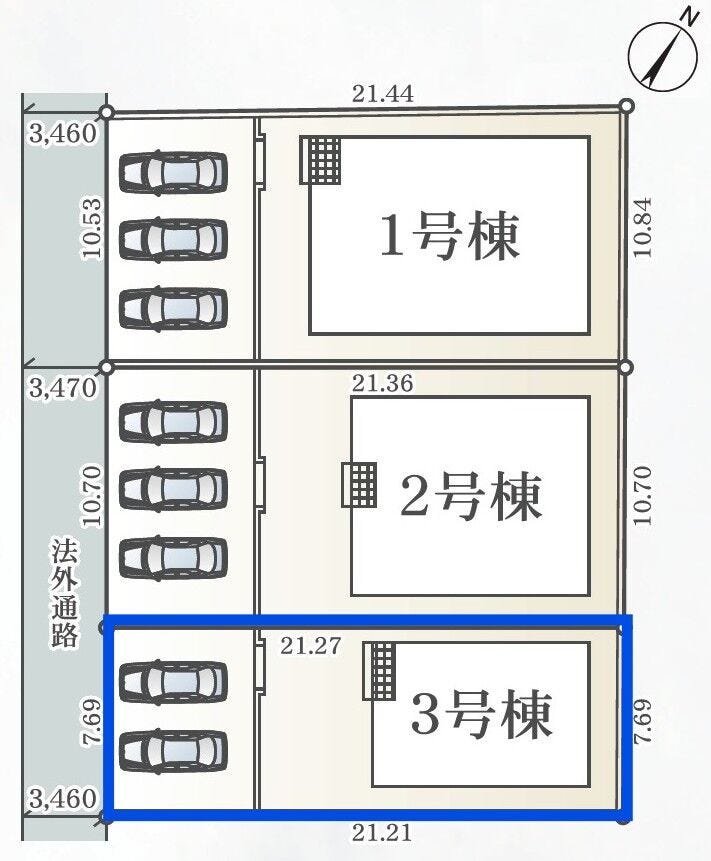 【江北町惣領分 3号棟】