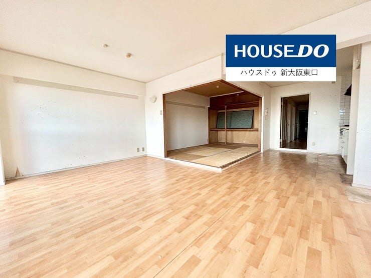 【外観】
東向きのバルコニーがある18帖のLDKです。
6帖の和室があります。
(R8.1末リフォーム完成予定)