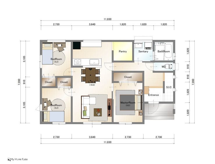 【完成予想図】画像はイメージであり、実際とは異なる場合があります。また一部オプションが含まれます。