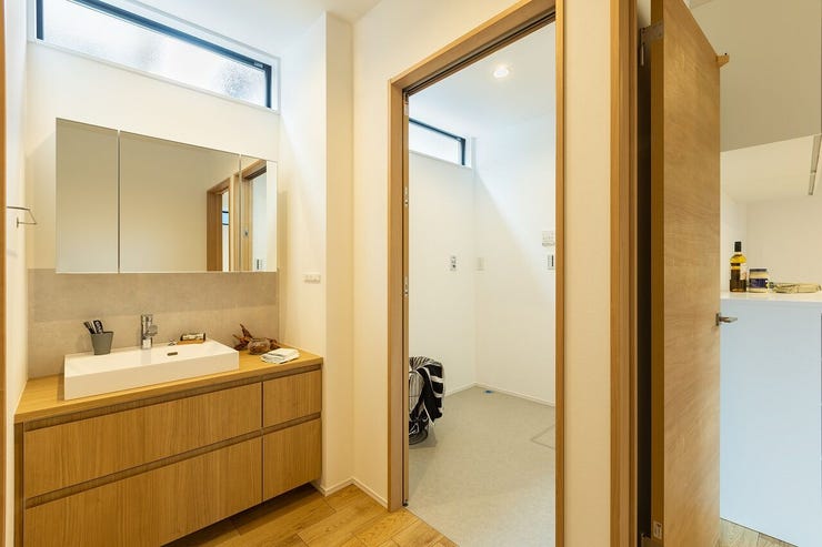 洗面スペース① 当社施工例