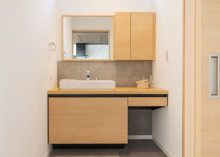 洗面スペース② 当社施工例