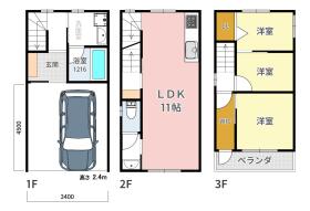 大阪市淀川区西三国３丁目