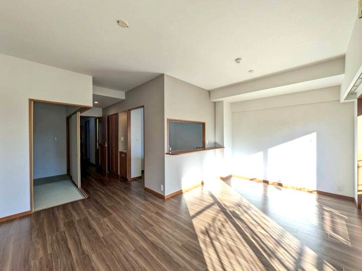 15帖のLDKは室温の調整がしやすく、電気代の節約にも電気代や光熱費の節約にもつながります♪