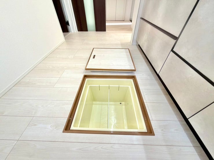 キッチンにある床下収納です。