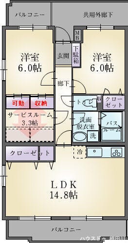 ソレイユグラン間取り図