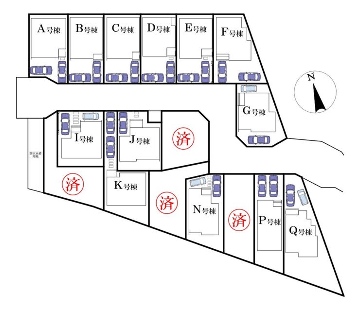 ◎区画図:A号棟