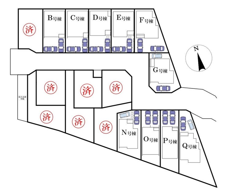 ◎区画図:N号棟
