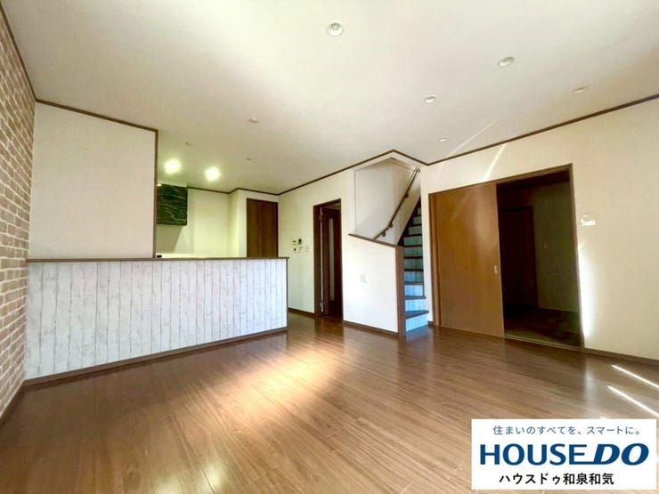 15.25帖のリビングです。デザイン性も快適性も妥協しない、広々としたリビング空間です♪