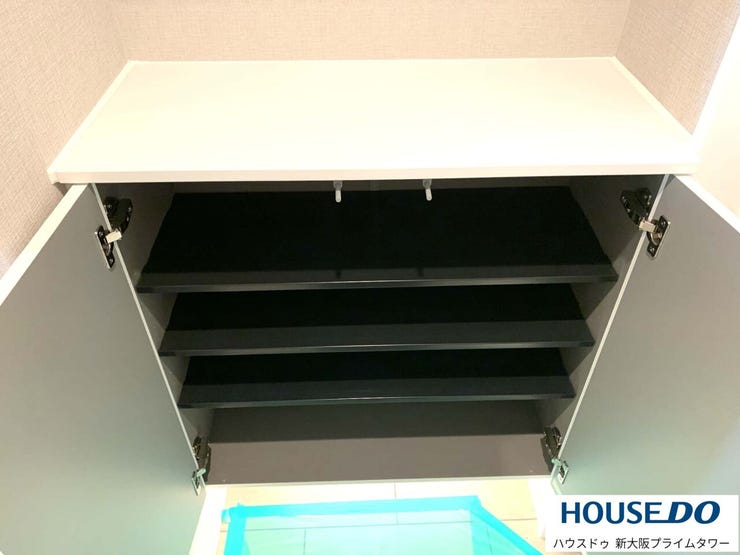 大容量のシューズボックスで玄関廻りはすっきり片付きます♪