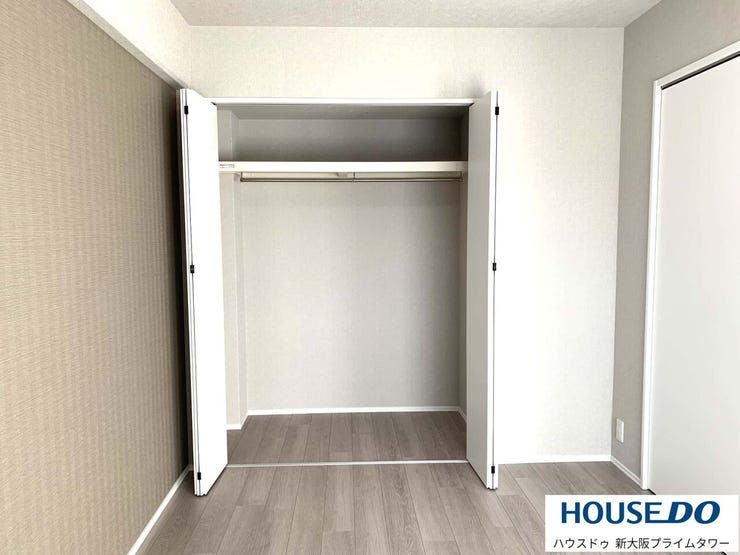 各洋室に大容量のクローゼットがありお部屋がすっきり片付きます♪