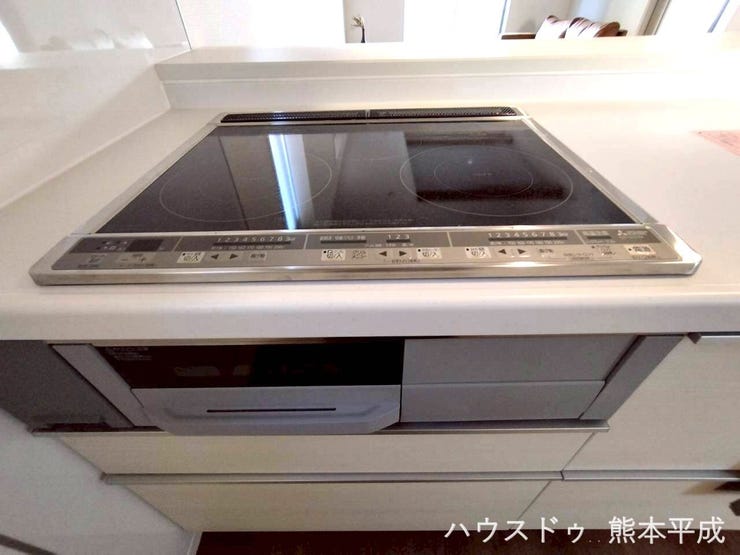 IHクッキングヒーターで安全にお料理ができます