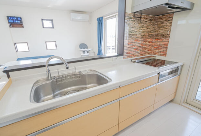 IHクッキングヒーター、グリル、浄水器もついています