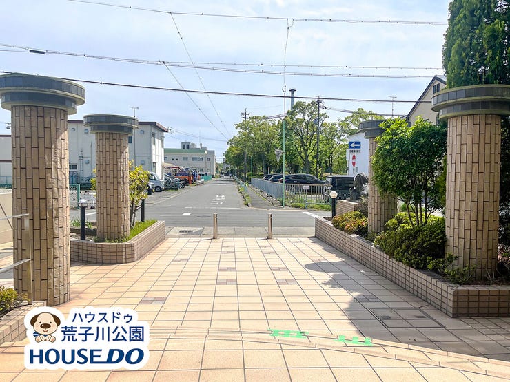 エントランスからの景色。