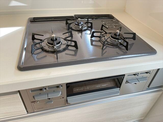 【3口コンロ・グリル】