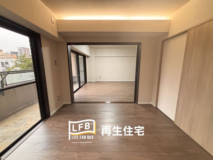 仕切りを開放すれば大空間に。ライフスタイルに合わせて柔軟に使えます。