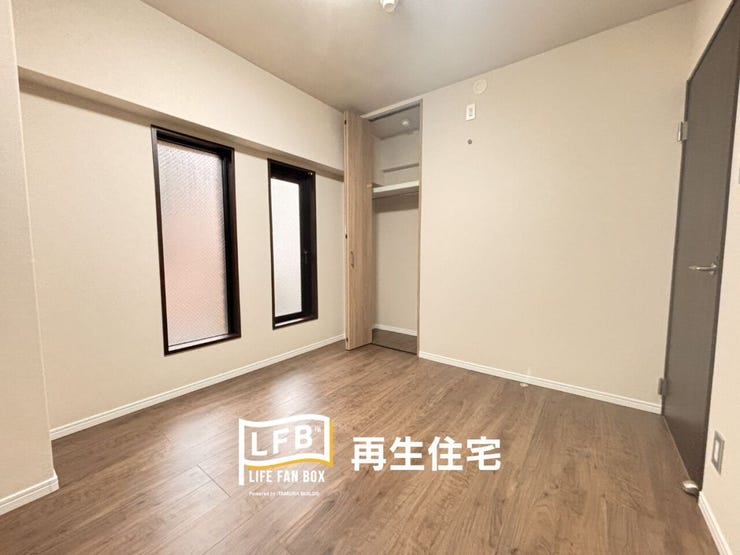 心地よい光が差し込むプライベートルーム。収納付きで、お部屋を広く使えます。