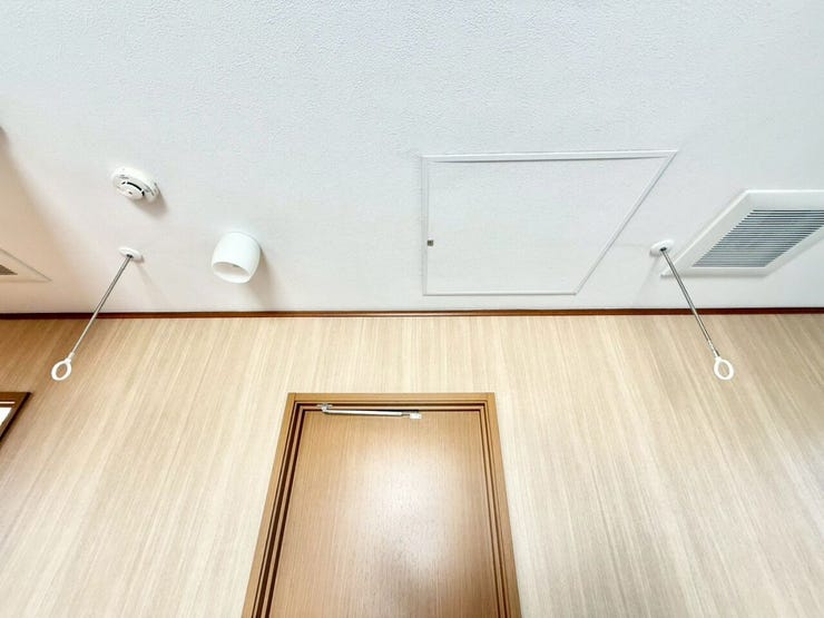 室内物干しで雨の日でも安心♪