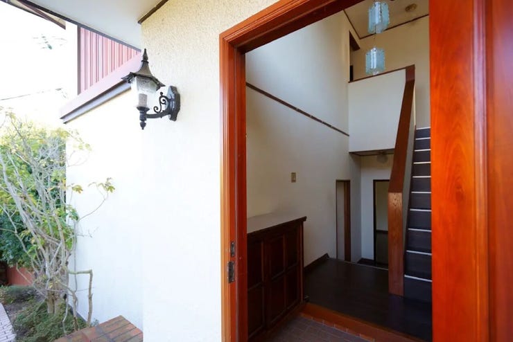 開放感のある広い玄関です。